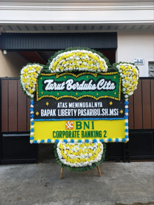 Papan Bunga Duka di Lubuk Linggau