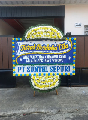 Papan Bunga Duka di Lubuk Linggau