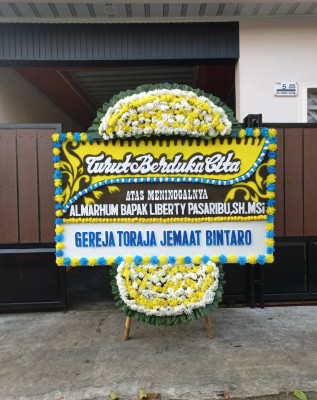 Papan Bunga Duka di Lubuk Linggau