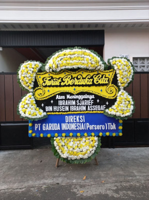 Papan Bunga Duka di Lubuk Linggau