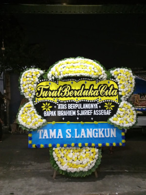 Papan Bunga Duka di Lubuk Linggau
