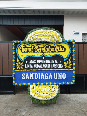 Papan Bunga Duka di Lubuk Linggau